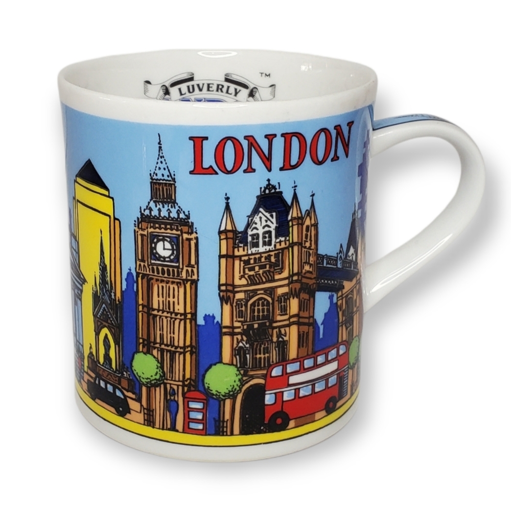 Luverly London Churchill Souvenir Coffee Cup Made in England Mug